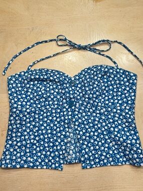 100% Linen Alexandria Halter Top